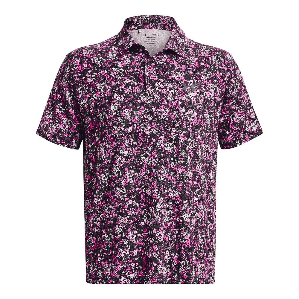 Under Armour Men's Playoff Printed 3.0 Golf Polo Shirt