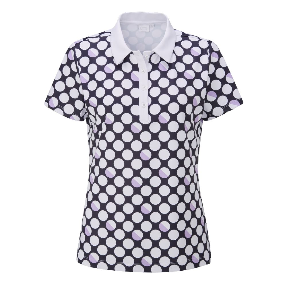 PING Ladies Iona Printed Golf Polo Shirt