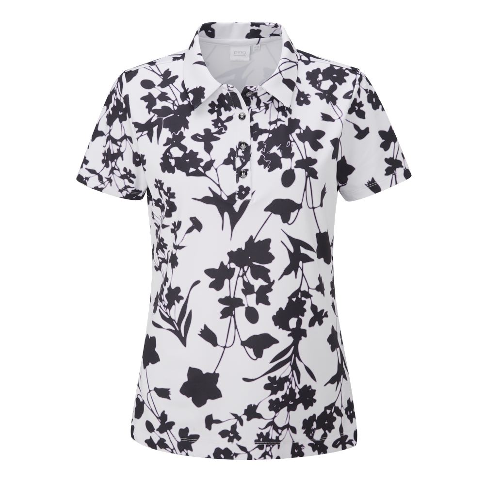 PING Ladies Iona Printed Golf Polo Shirt