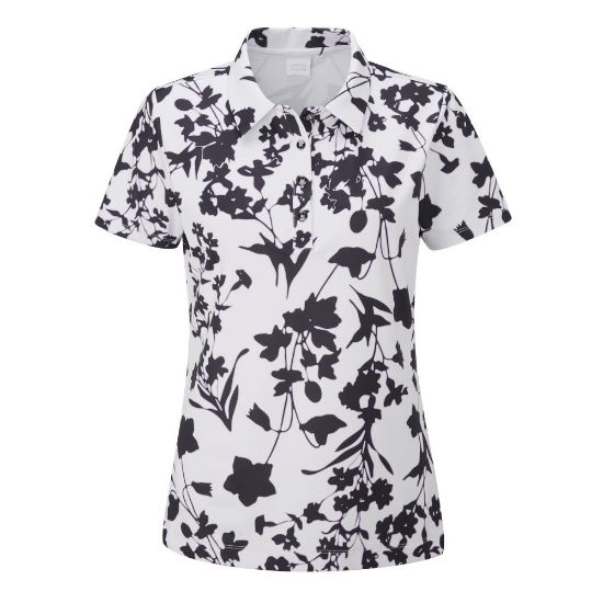 Picture of PING Ladies Iona Printed Golf Polo Shirt