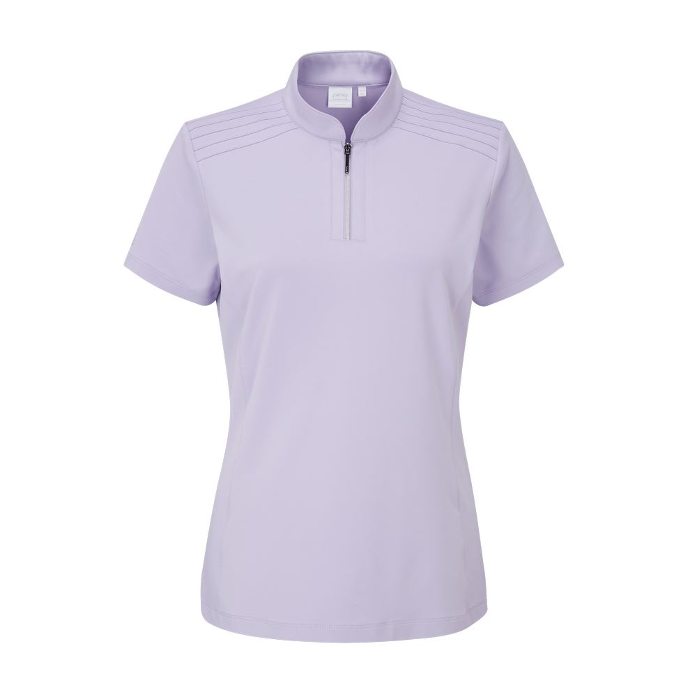 PING Ladies Martina Zip Neck Golf Polo Shirt