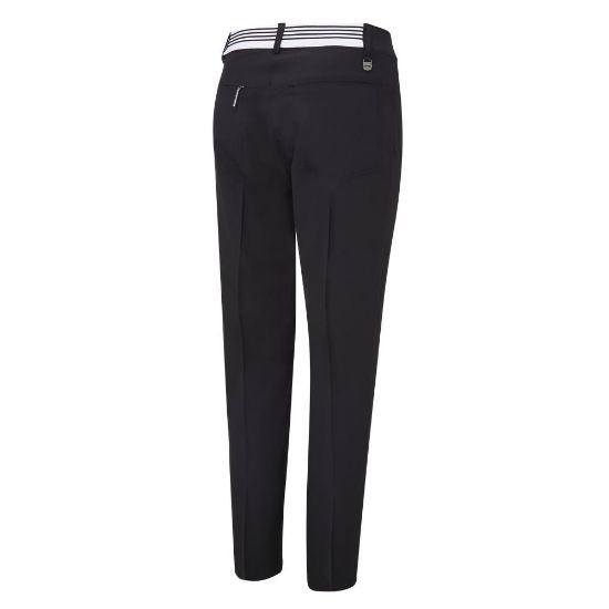 PING Ladies Vic 7/8th Black Golf Trousers Back View