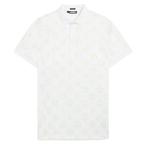 Picture of J.Lindeberg Men's Tour Tech Print Golf Polo Shirt