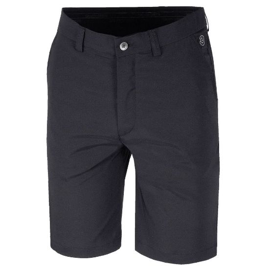 Galvin Green Men's Percy V8+ Black Golf Shorts Front View