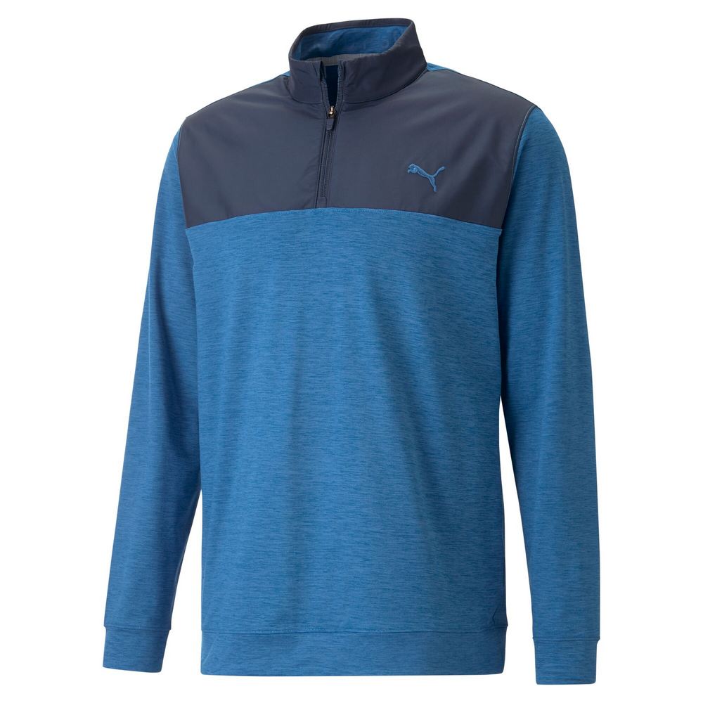 Puma Men's Cloudspun Colourblock 1/4 Zip Golf Midlayer