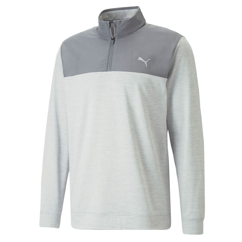 Puma Men's Cloudspun Colourblock 1/4 Zip Golf Midlayer