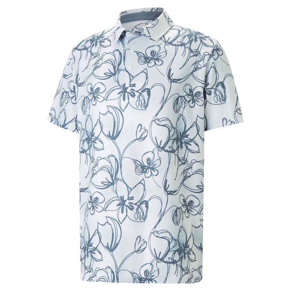 Puma Men's Cloudspun Stems Golf Polo Shirt