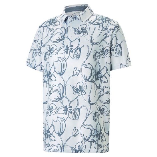 Picture of Puma Men's Cloudspun Stems Golf Polo Shirt