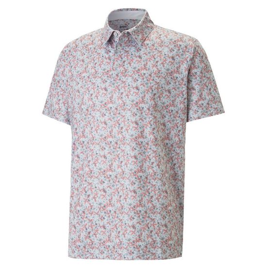 Picture of Puma Men's MATTR Florals Golf Polo Shirt