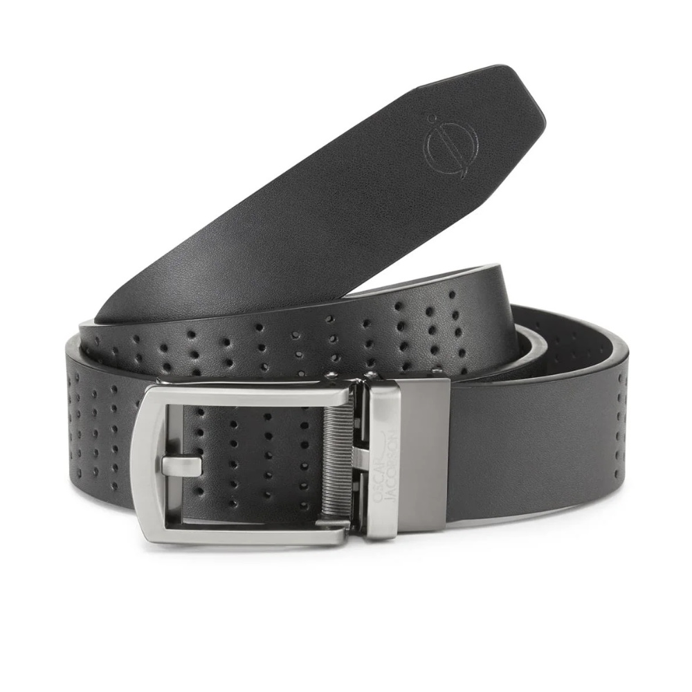 Oscar Jacobson Shelby Leather Golf Belt