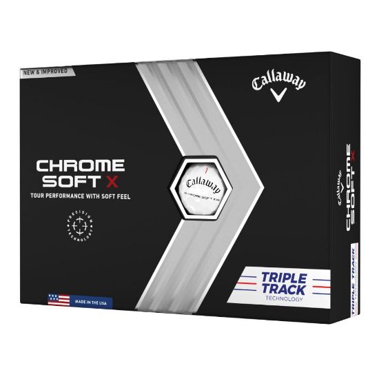 Picture of Callaway Chrome Soft X Triple Track Golf Balls