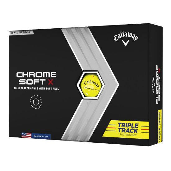 Picture of Callaway Chrome Soft X Triple Track Golf Balls