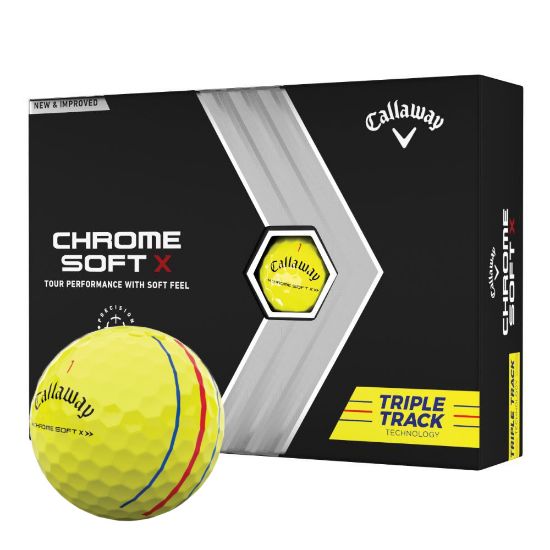Picture of Callaway Chrome Soft X Triple Track Golf Balls