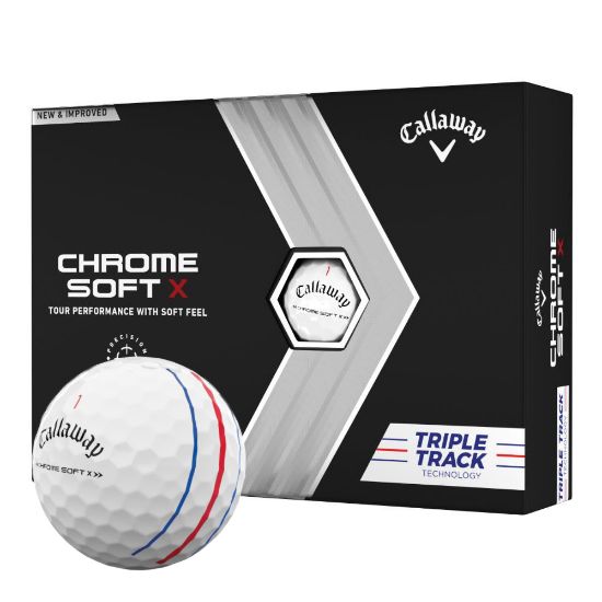 Picture of Callaway Chrome Soft X Triple Track Golf Balls