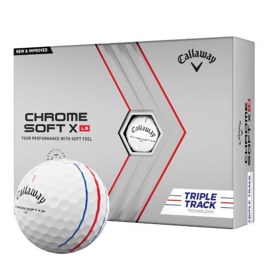 Picture of Callaway Chrome Soft X LS Triple Track Golf Balls