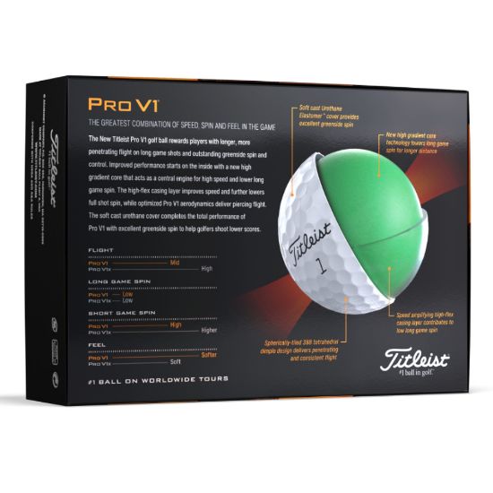 Picture of Titleist Pro V1 High Numbers Golf Balls