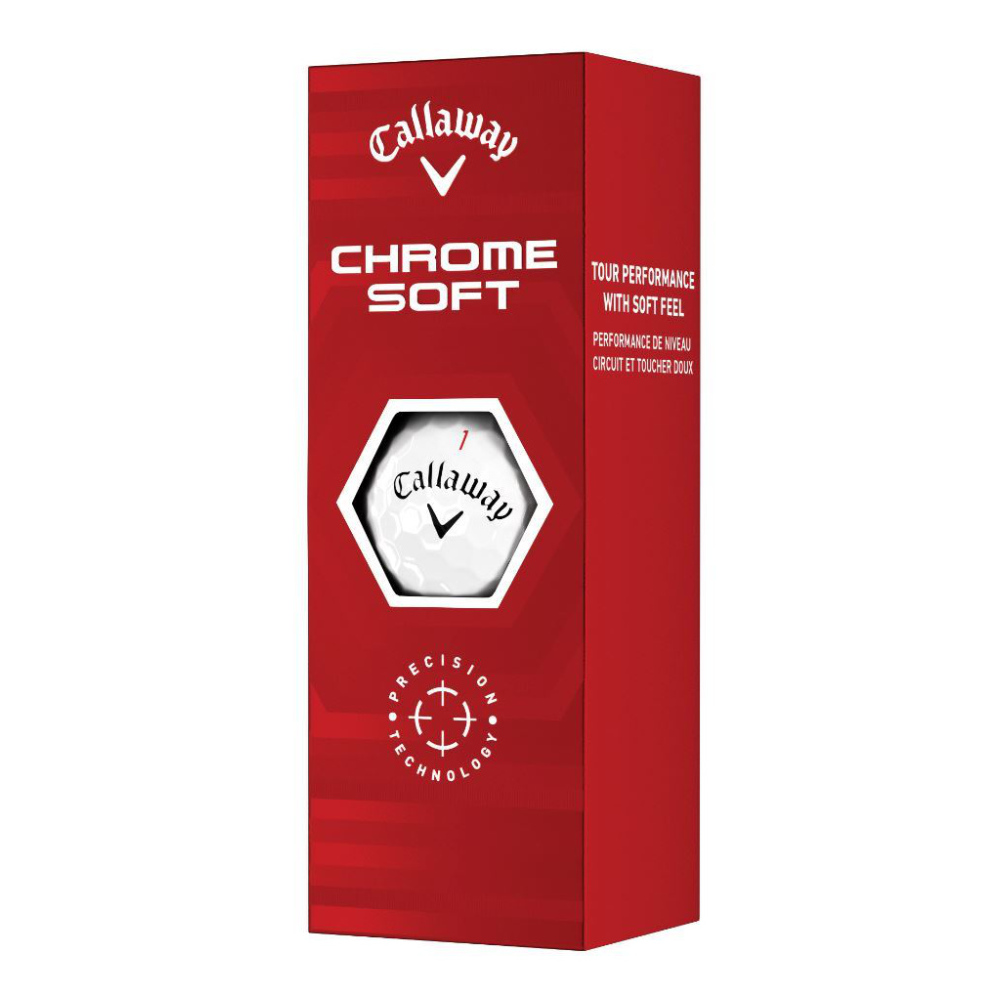 Callaway Chrome Soft Golf Balls - 3 Ball Sleeve