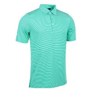 Glenmuir Men's Torrance Marine Green/White Golf Polo Shirt