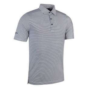 Glenmuir Men's Torrance White/Navy Golf Polo Shirt