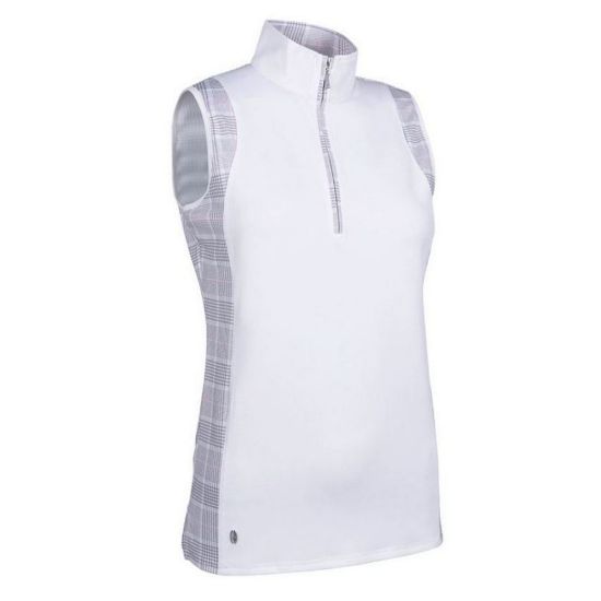 Picture of Glenmuir Ladies Frankie Sleeveless Golf Polo Shirt