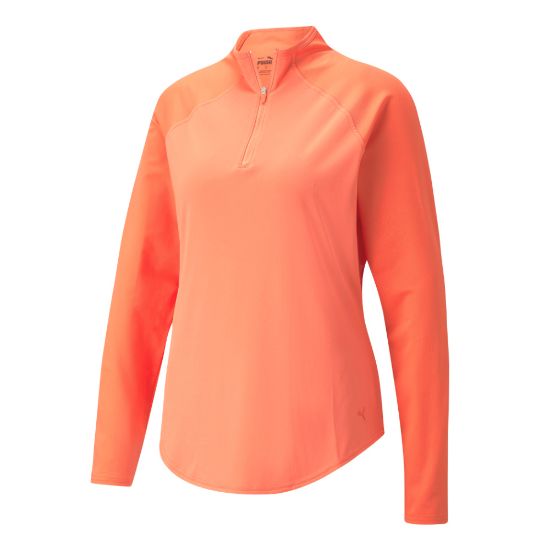 Picture of Puma Ladies Shine 1/4-Zip Golf Midlayer