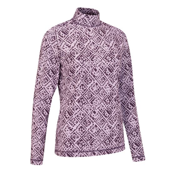 Picture of PING Ladies Wendy Long Sleeve Mock Golf Polo Shirt