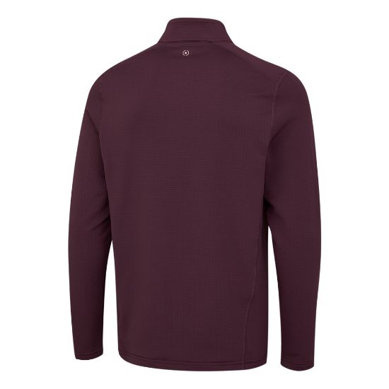 PING Men's Edwin 1/4 Zip Fig Golf Midlayer Back View
