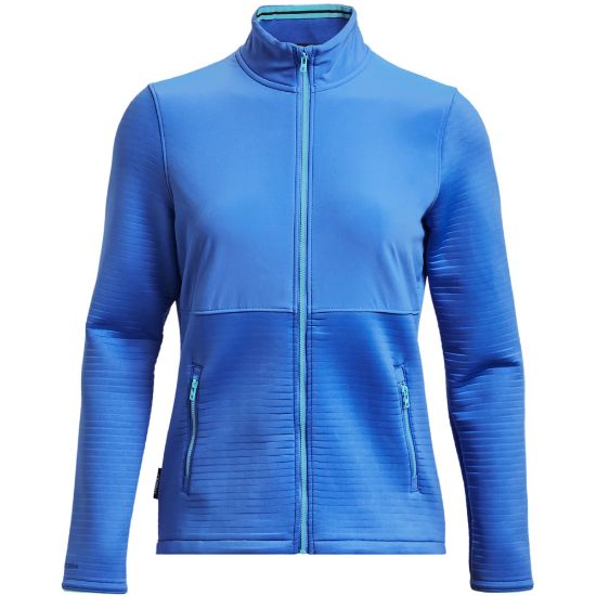 Under Armour Ladies Storm Daytona Blue Golf Jacket Front View