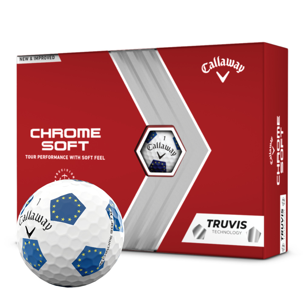 Callaway Chrome Soft Truvis 'Team Europe' Golf Balls