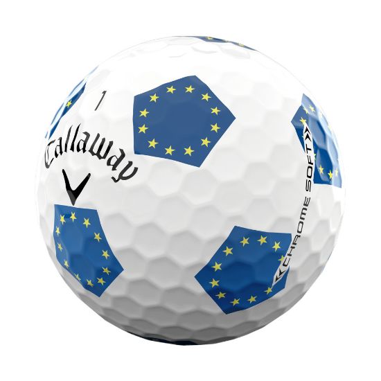 Picture of Callaway Chrome Soft Truvis 'Team Europe' Golf Balls