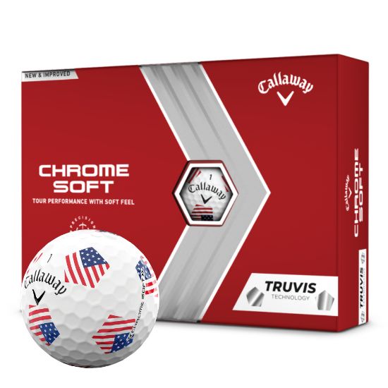 Picture of Callaway Chrome Soft Truvis 'Team USA' Golf Balls
