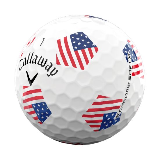 Picture of Callaway Chrome Soft Truvis 'Team USA' Golf Balls