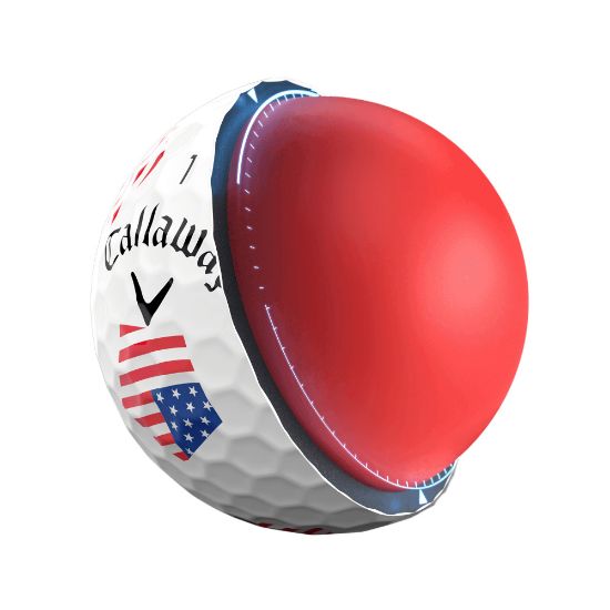 Picture of Callaway Chrome Soft Truvis 'Team USA' Golf Balls