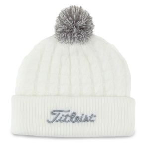 Picture of Titleist Cable Knit Pom Pom Golf Bobble Hat