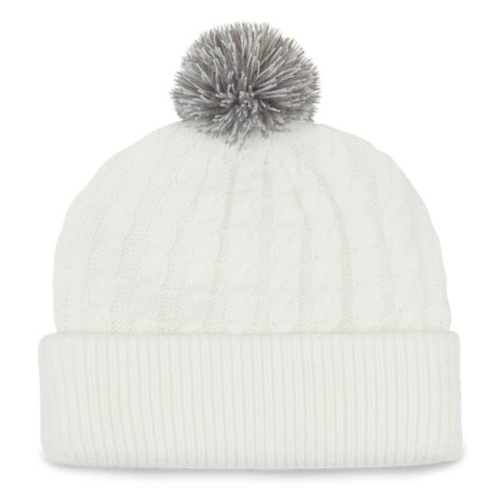 Picture of Titleist Cable Knit Pom Pom Golf Bobble Hat