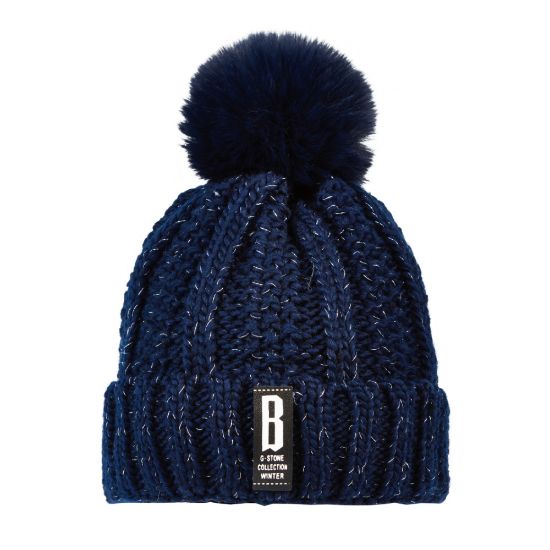 Picture of Swing Out Sister Ladies Bobble Hat & Snood Bundle - Navy