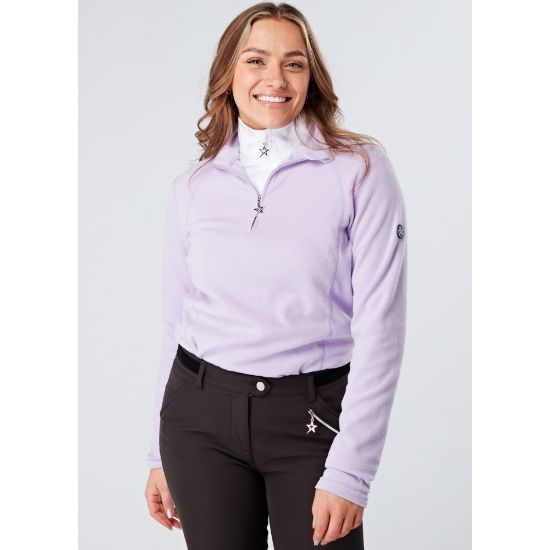 Picture of Swing Out Sister Ladies Julia 1/4 Zip Fleece Golf Sweater