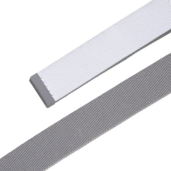 adidas Men's Reversible Web Grey Three & White Golf Belt Strap