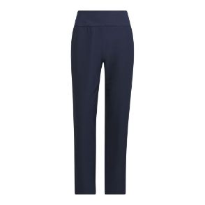 adidas Ladies Ultimate 365 Collegiate Navy Golf Ankle Pants Front View