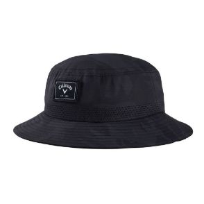 Callaway Black Camo Golf Bucket Hat Side View