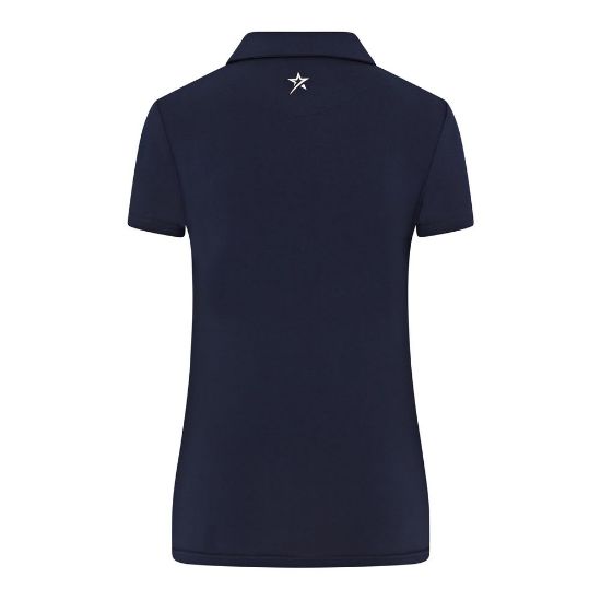 Swing Out Sister Ladies Lisa Navy Golf Polo Shirt Back