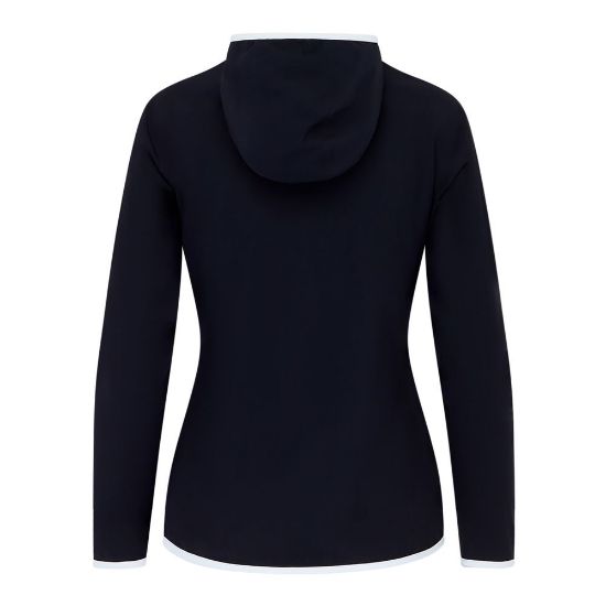 Swing Out Sister Ladies Panther Elite Navy Golf Jacket Back View