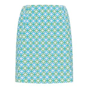 Swing Out Sister Ladies Lucy Blue & Emerald Golf Skort