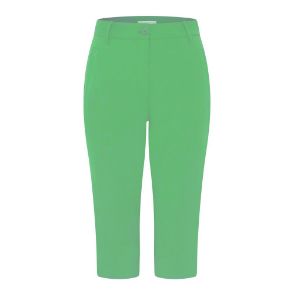 Swing Out Sister Ladies Alli Emerald Golf Capri Emerald Trousers Front View