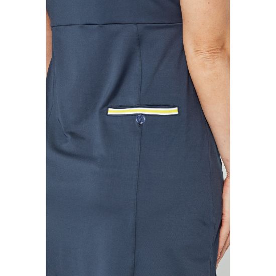 Swing Out Sister Ladies Liz Navy Golf Dress Back Pocket