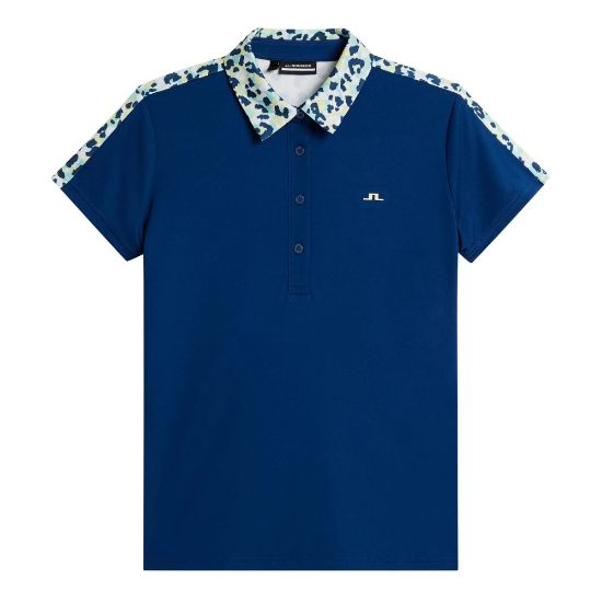 J.Lindeberg Ladies Cara Estate Blue Golf Polo Shirt