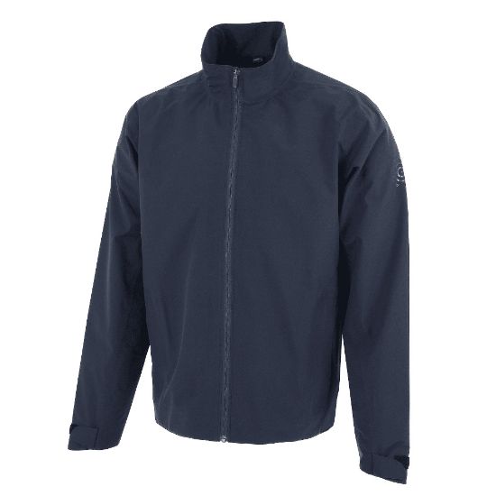 Galvin Green Men's Arlie Gore-Tex Waterproof Navy Golf Jacket Front View
