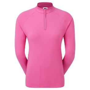 FootJoy Ladies Jersey Hot Pink Golf Mid Layer