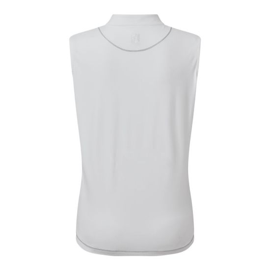 FootJoy Ladies Jersey White Golf Vest Back