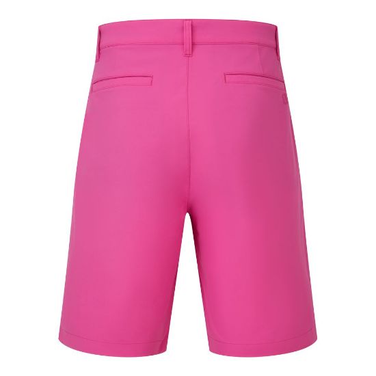 FootJoy Men's Par Pink Golf Shorts Back View